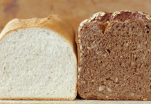 volkorenbrood en witbrood