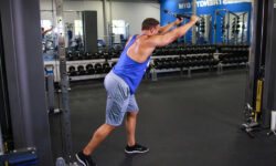 overhead cable triceps extension